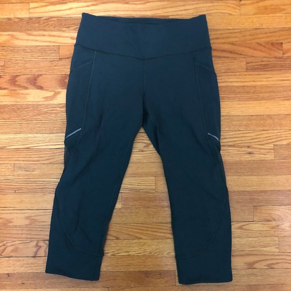 Lululemon FULL ON LUXTREME Crop (19") Grey - Picture 5 of 12